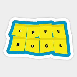 Free Hugs Sticker